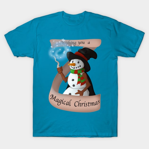 Magical Christmas T-Shirt by Anathar